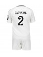 Real Madrid Daniel Carvajal #2 Replika Hemmakläder Barn 2024-25 Kortärmad (+ byxor)